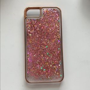 iPhone 7 glitter fall case.
